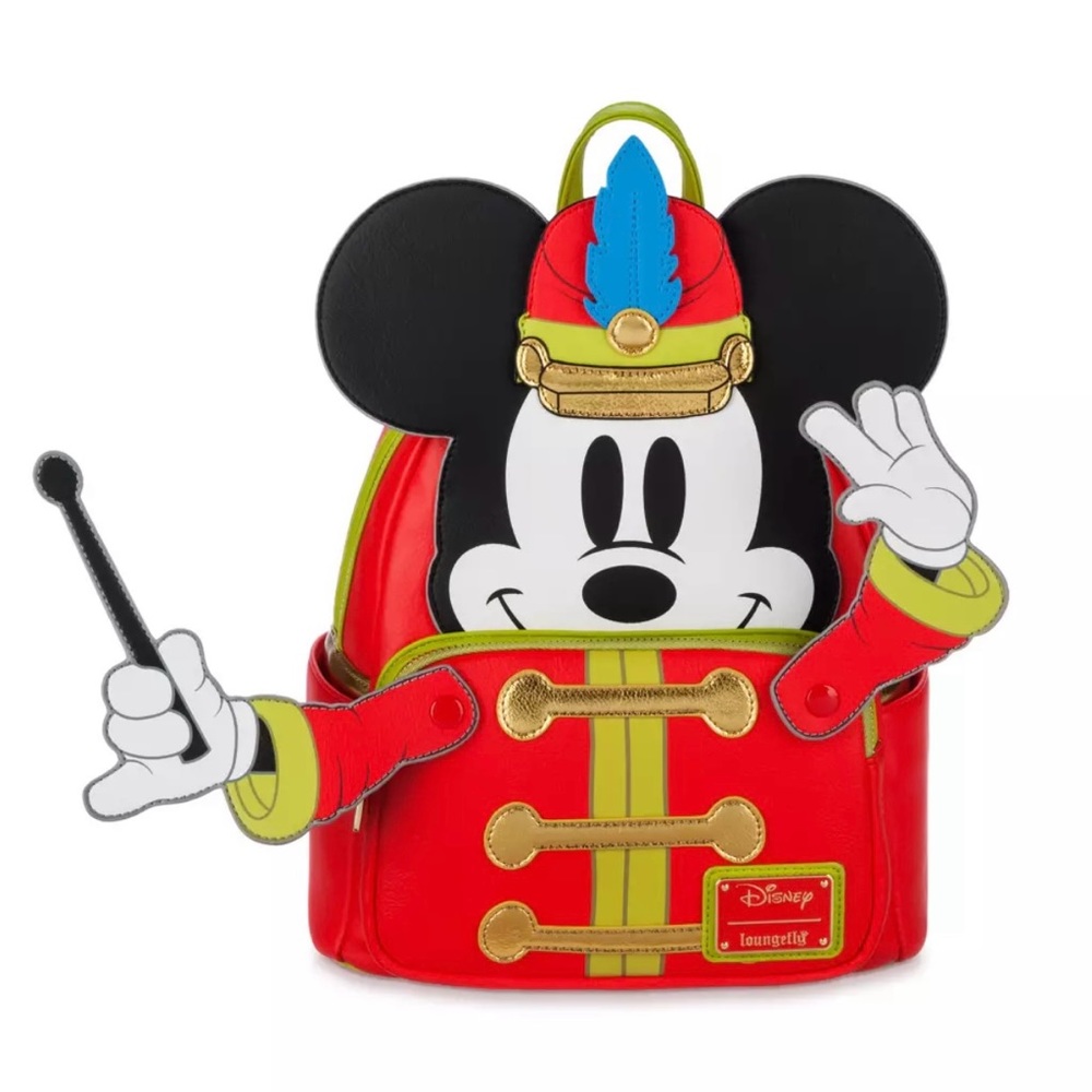 NWT Loungefly Mickey Mouse The Band Concert Disney 100 backpack